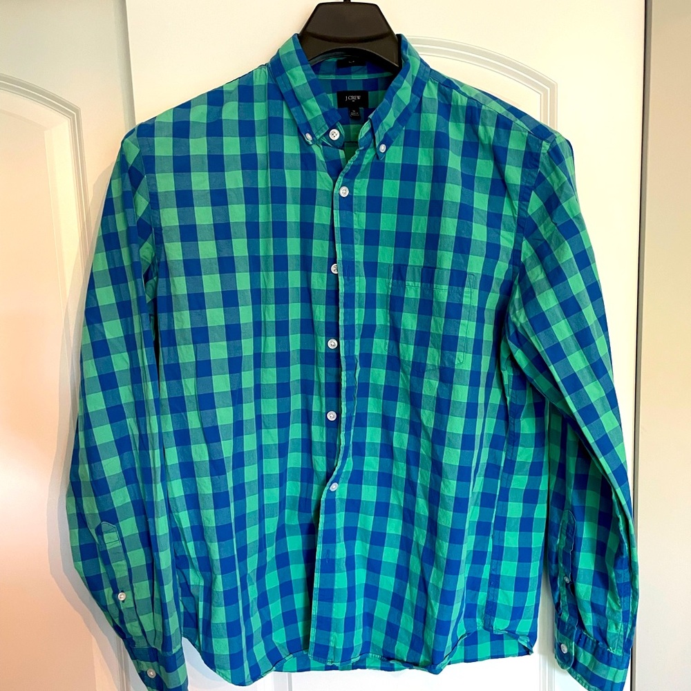 J.Crew Mens Button Down. XL Slim